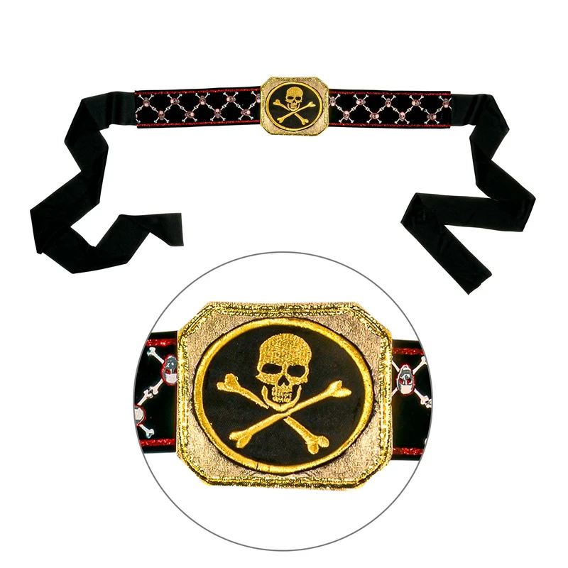 Schwarz-Goldener Piratengürtel
