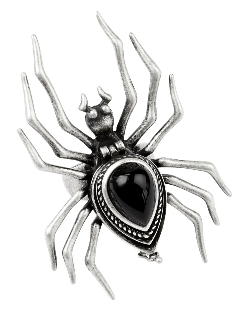 KILLSTAR Schwarze Witwe Giftring
