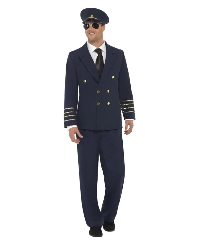 Piloten Herrenkostüm