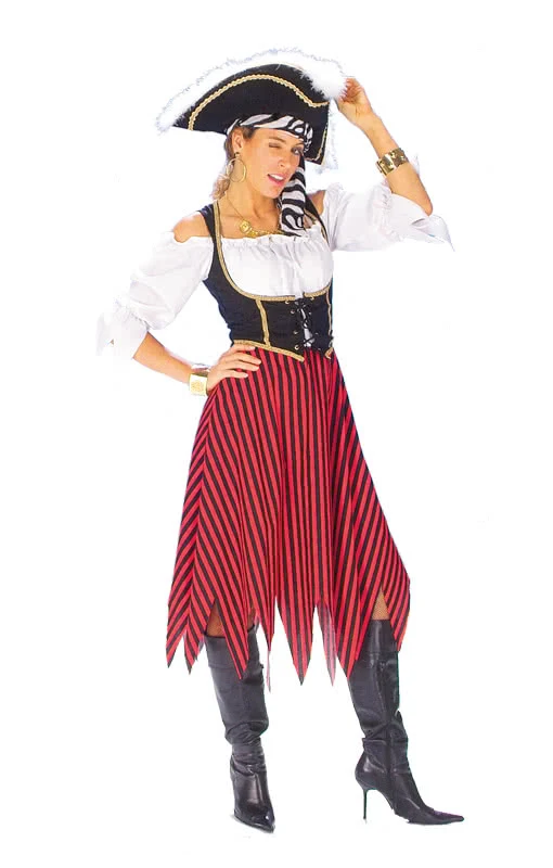 Piratenrock mit Streifen