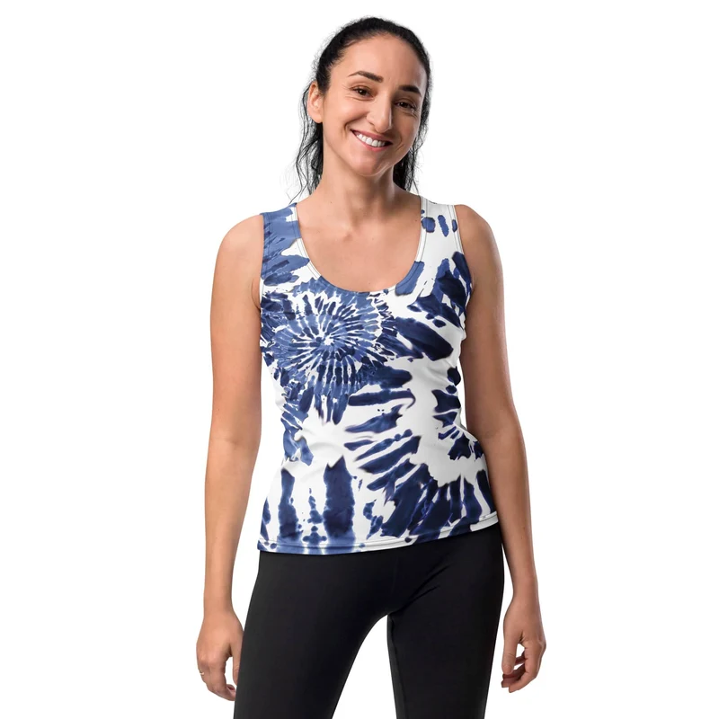 Shibori Vortex Tank Top