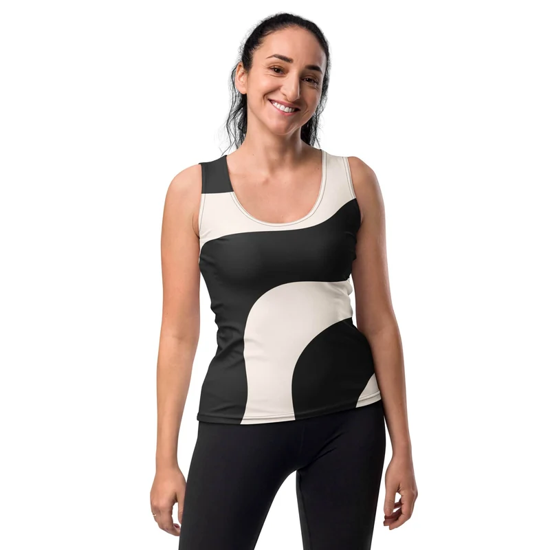 Monochrome Flow Tank Top