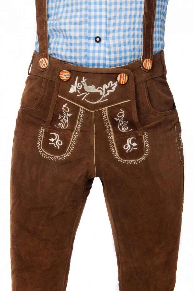 Lederhose Moni braun