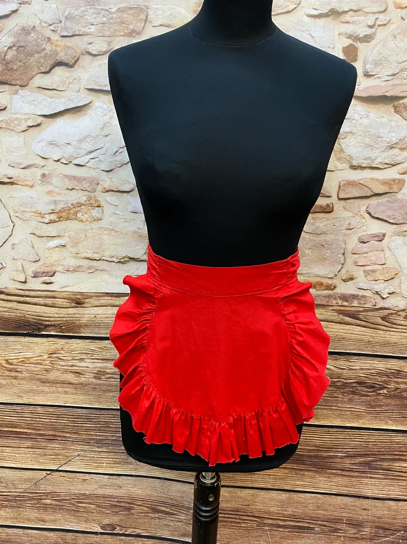 Vintage Servierschürze – Rot