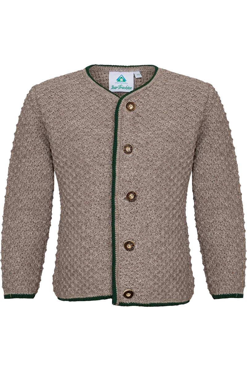 Kinder Strickjacke Trachtenjanker mit Wollanteil