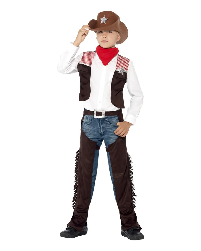 Cowboy Deluxe Kinderkostüm