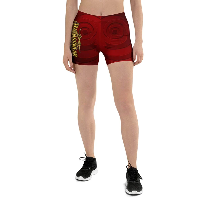 Badasswear Crimson Gold – Active Shorts