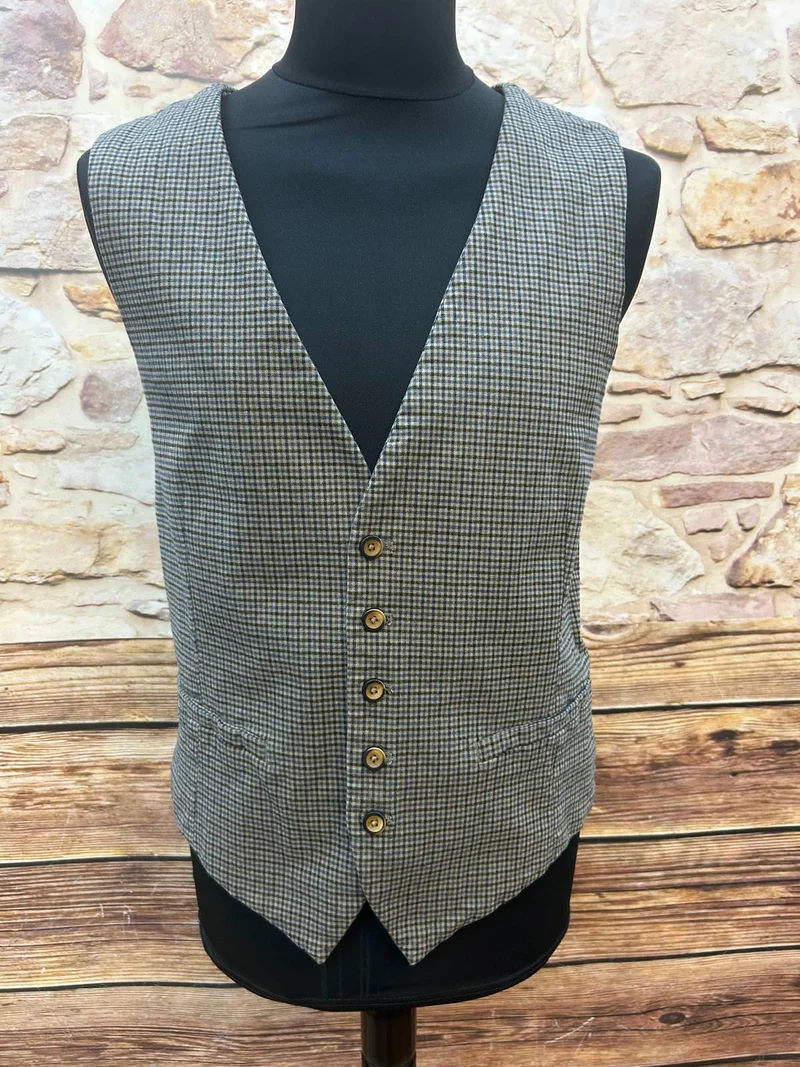 Vintage-Weste Slim Fit Gr. XL