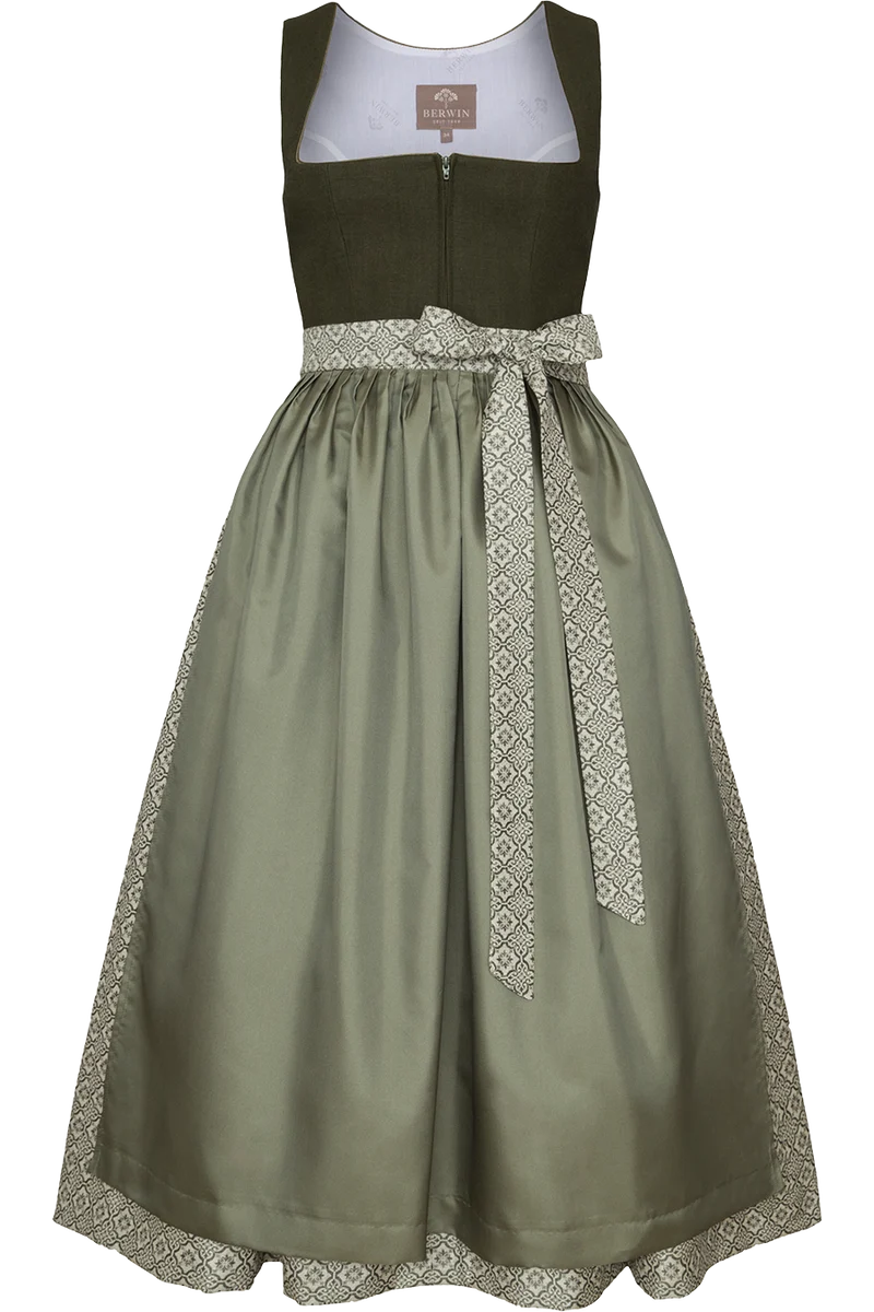 Leinendirndl lang mit Schößchen