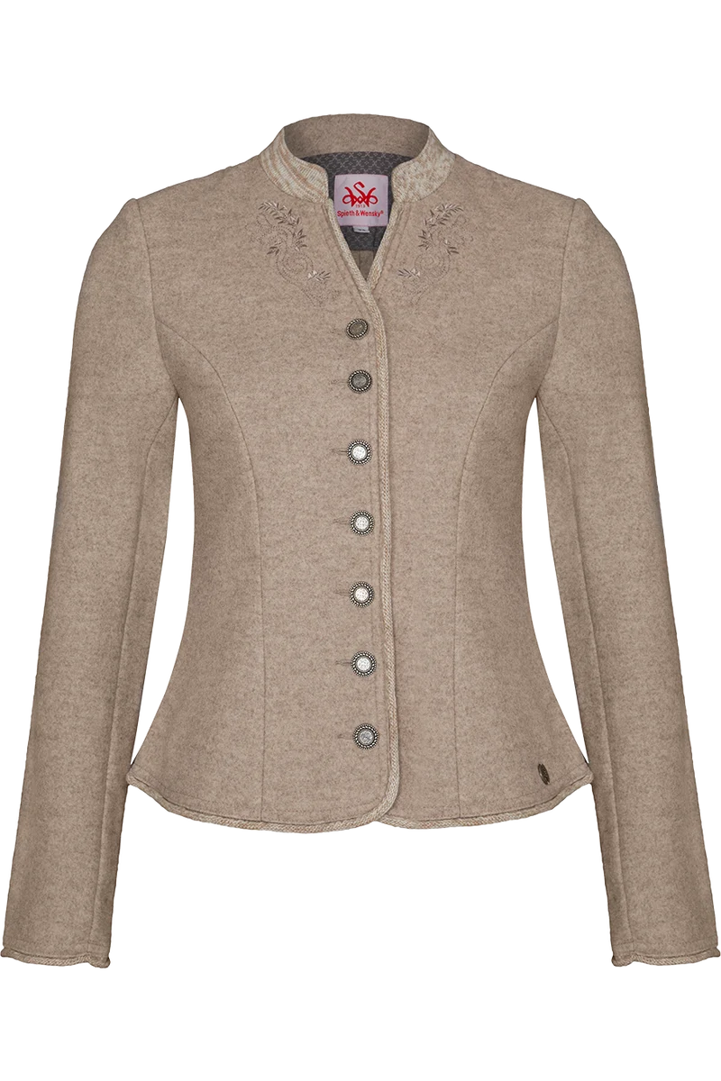 Damen Trachtenjacke kurz mit Schößchen