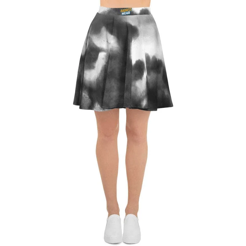 Smoky Dark Skater Skirt