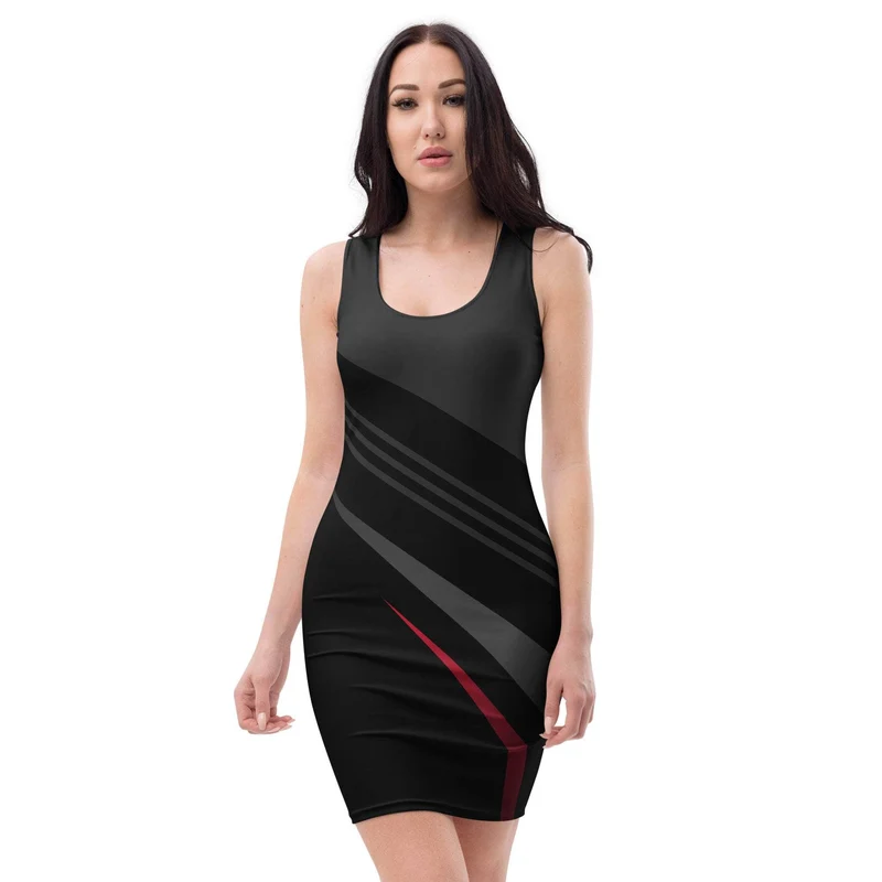 Urban Silhouette Bodycon Dress