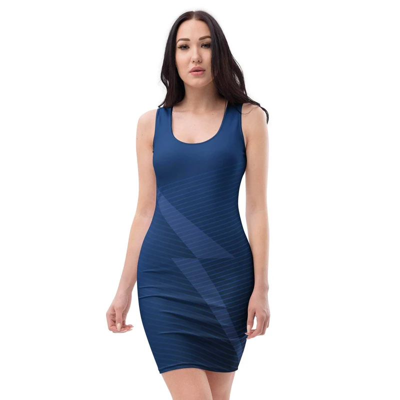 Midnight Stealth Bodycon Dress