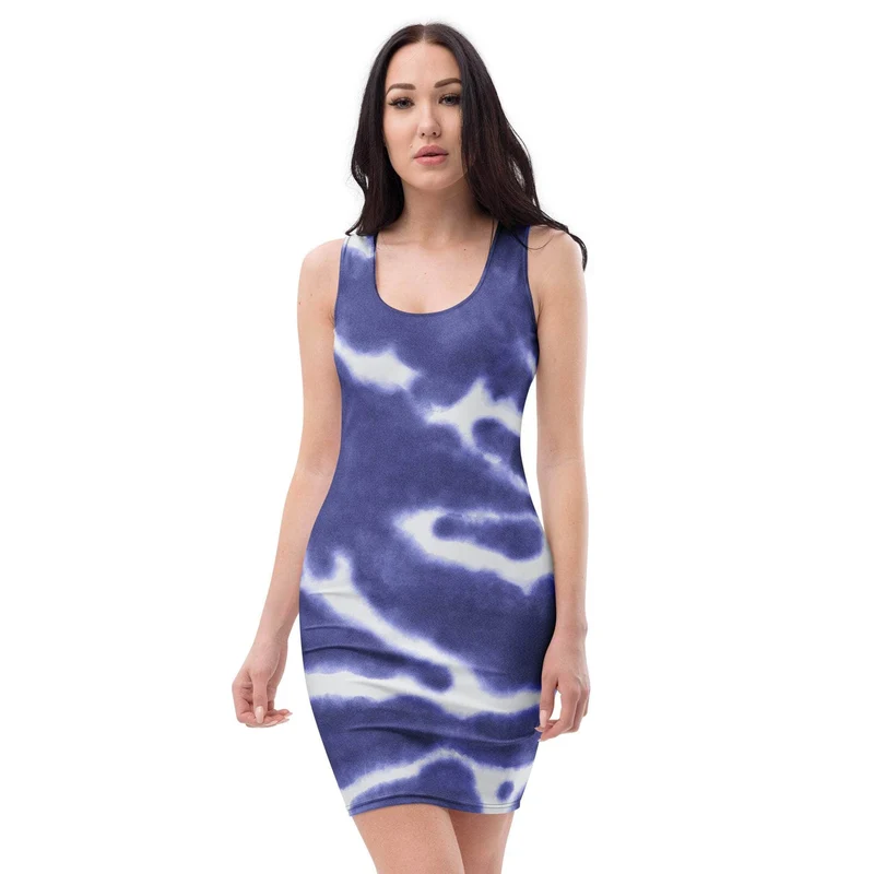 Indigo Dream Bodycon Dress