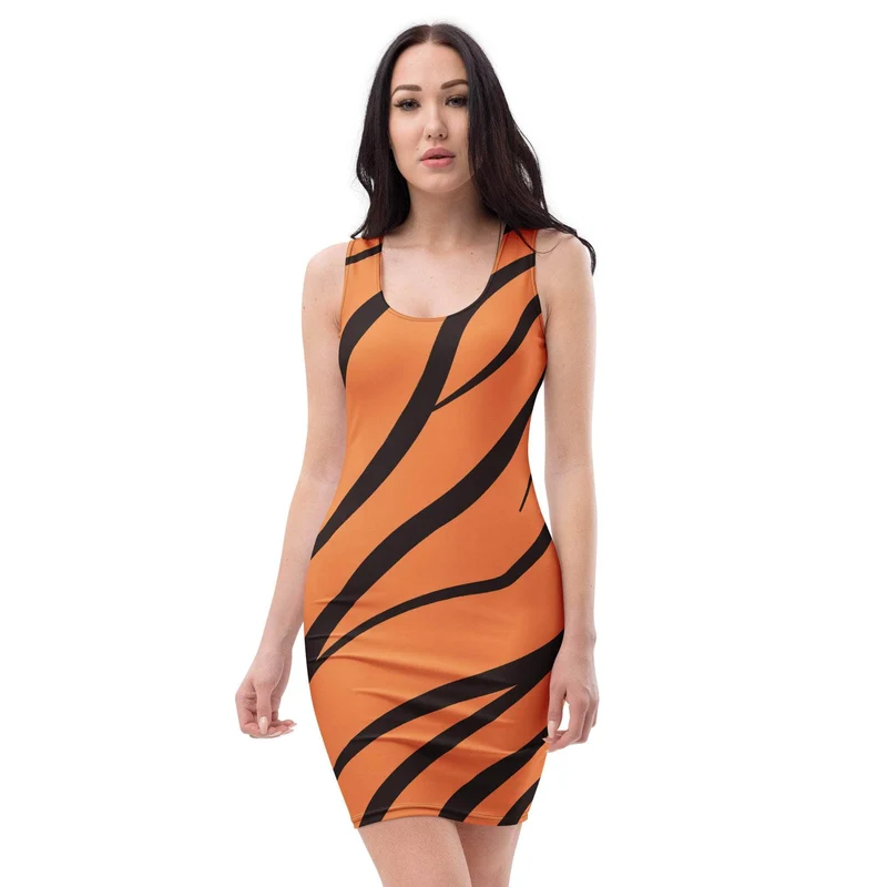 Tiger Energy Bodycon Dress