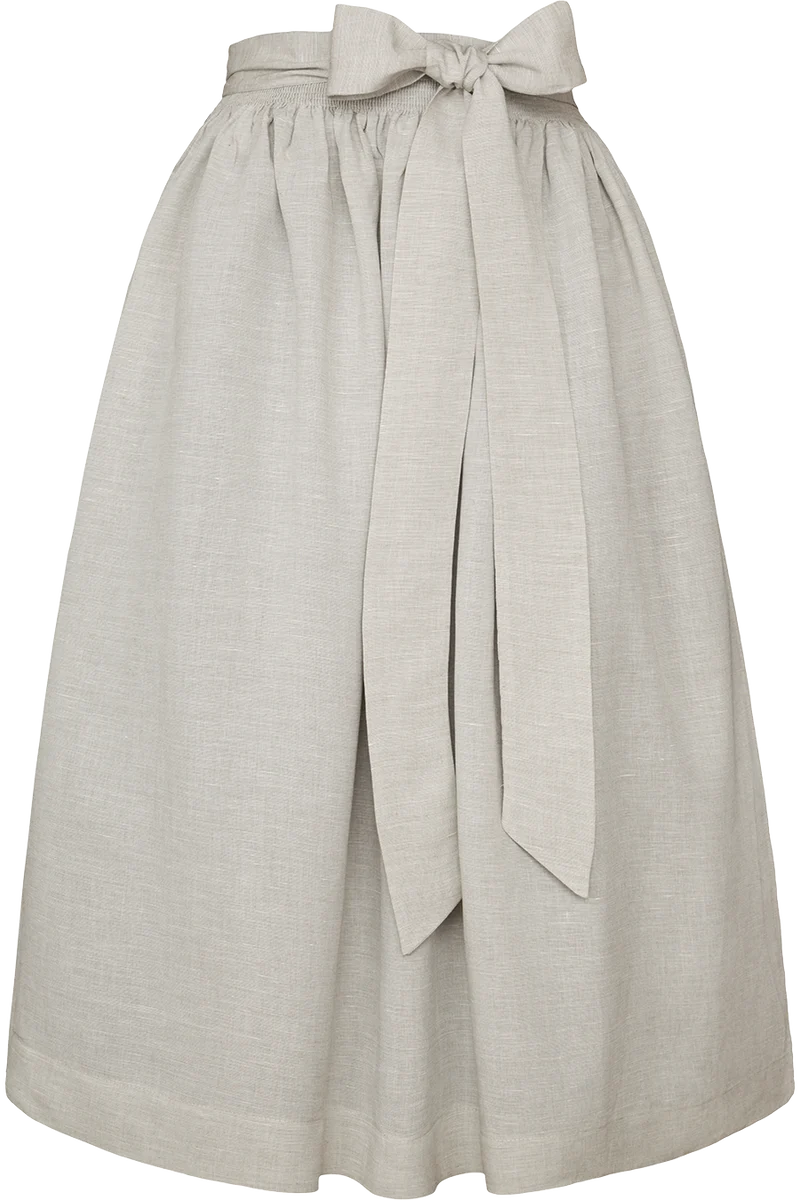 Dirndlschürze mit Leinen lang