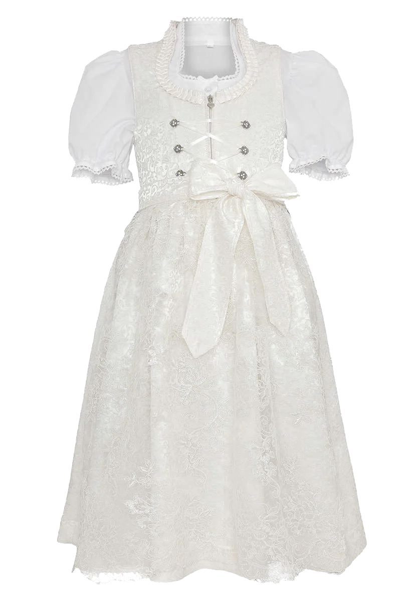 Kinderdirndl mit Bluse für Blumenmädchen