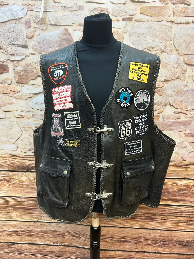 Lederweste 7XL – Ein echtes Statement für Free Biker