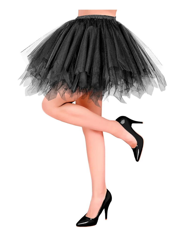 Schwarzer Tutu Rock Deluxe