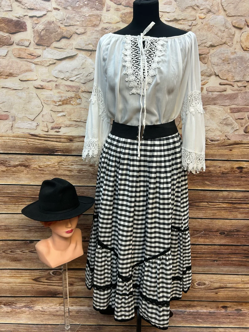 Western - Damen - Vintage – Komplettoutfit Gr. 38