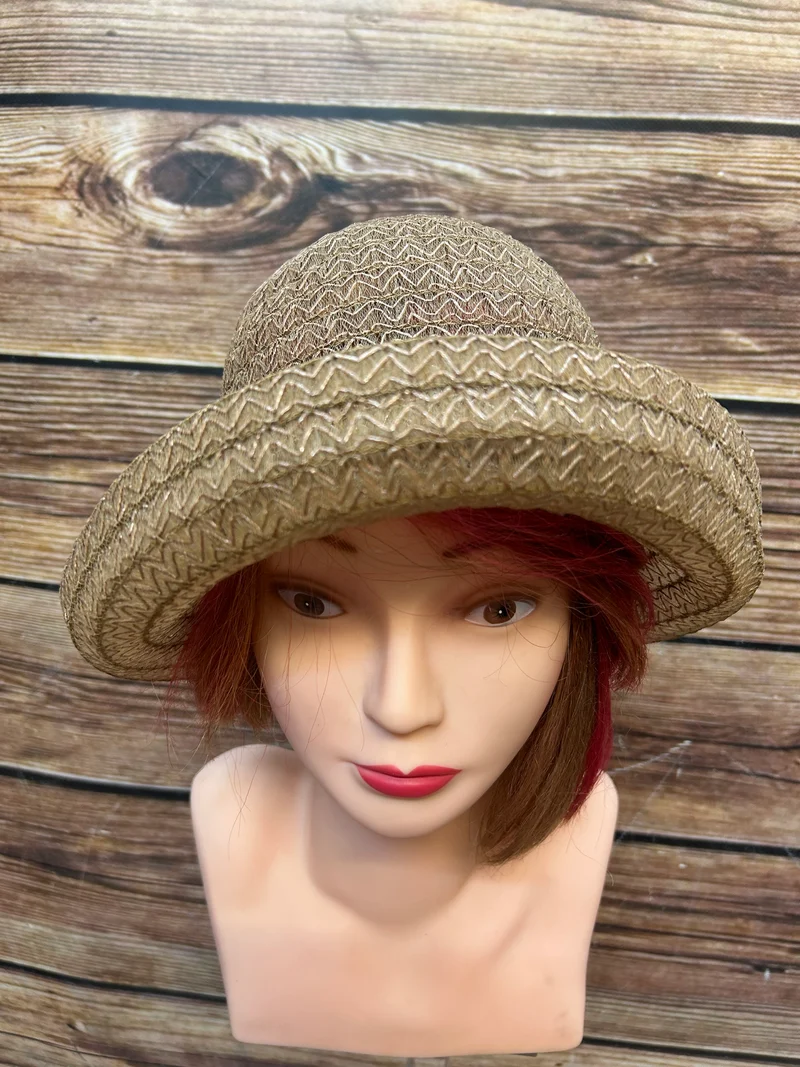 Vintage Damenhut mit Schleife – Gr. 54 – Ein Hauch von Eleganz