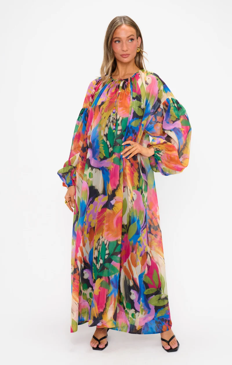 Karla Maxi Dress ~ Midnight in Rio