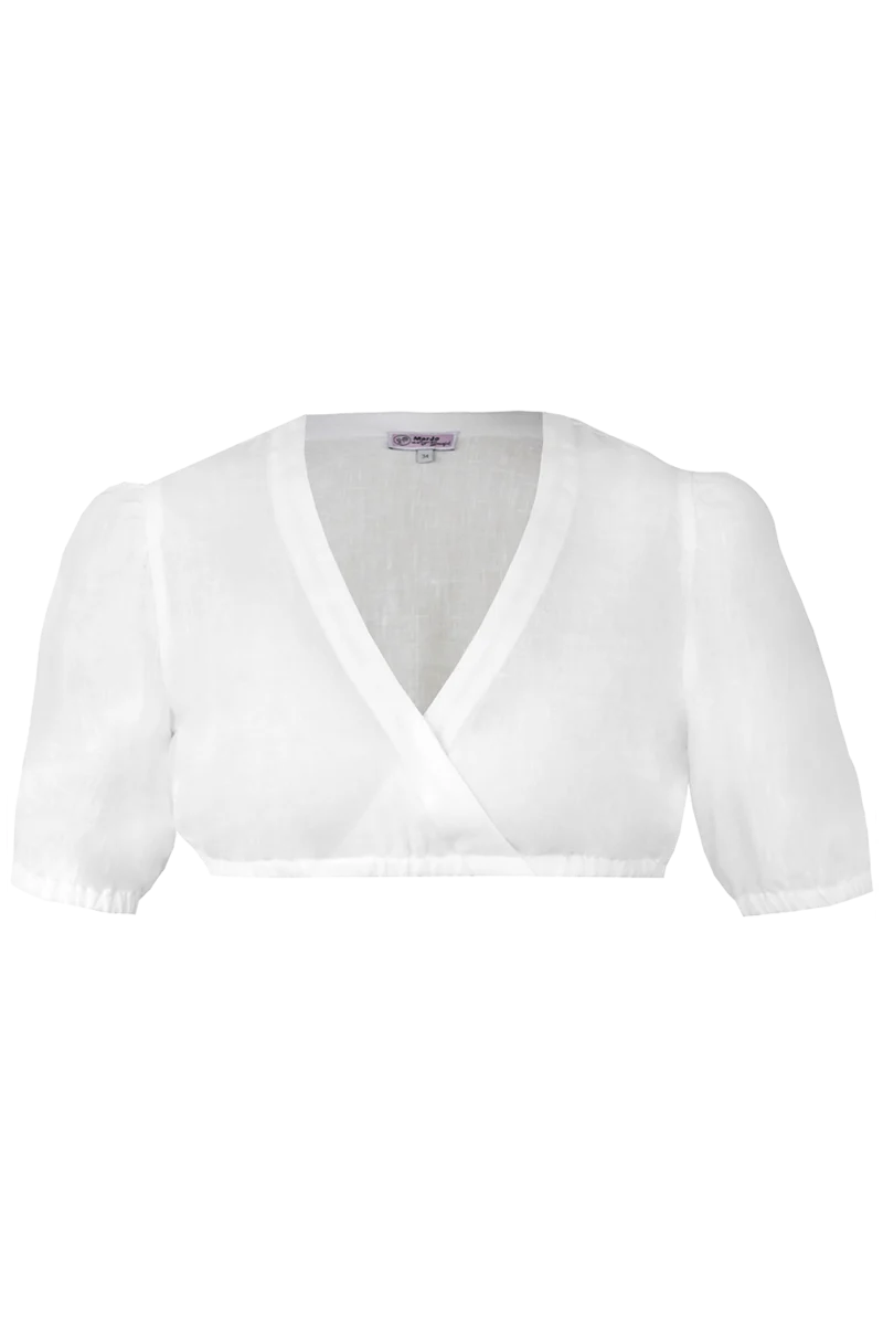 Dirndlbluse mit halblangen Ärmeln