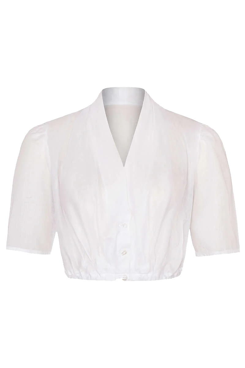 Dirndlbluse mit Kelchkragen