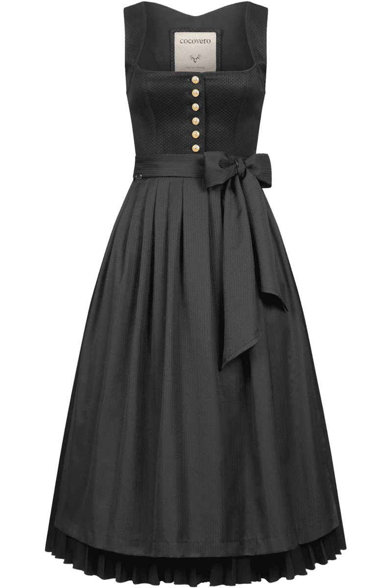 Midi-Dirndl mit Pliseerock