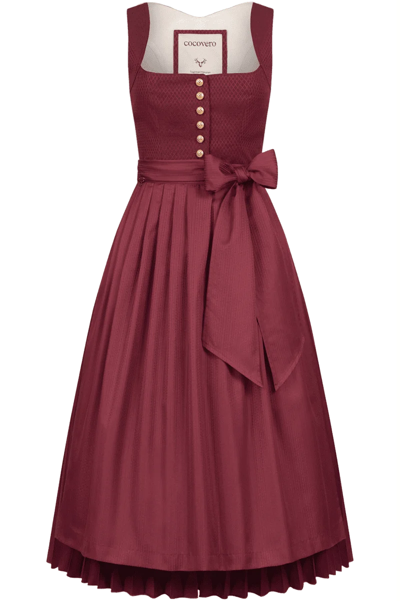 Midi-Dirndl mit Pliseerock