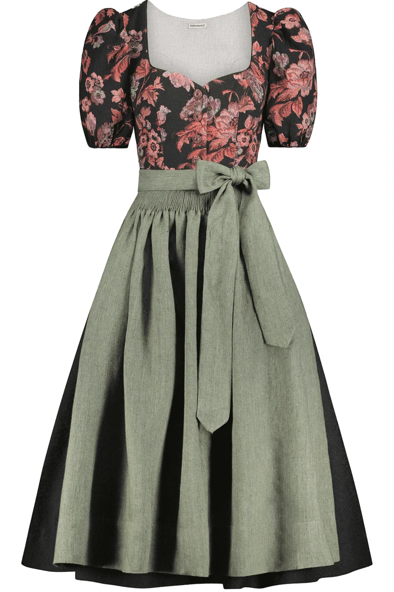 Dirndl lang mit Ärmeln