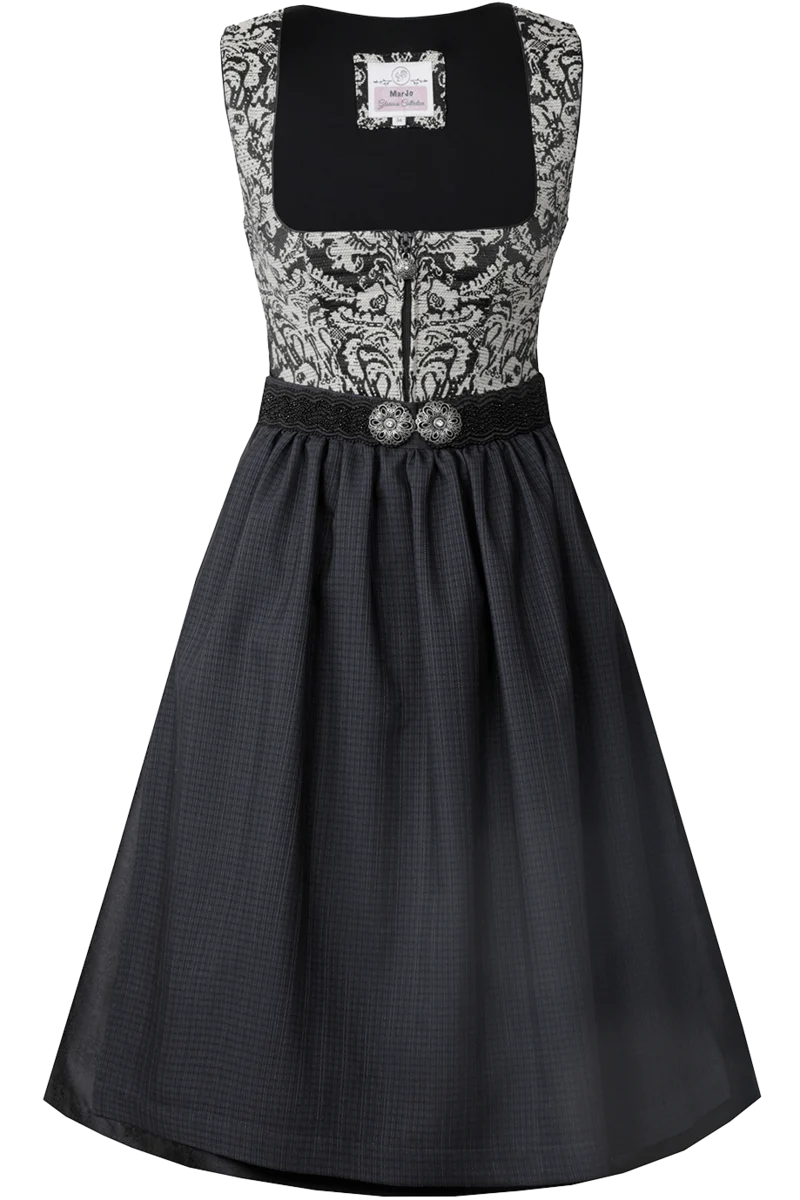 Midi-Dirndl mit Jaquard
