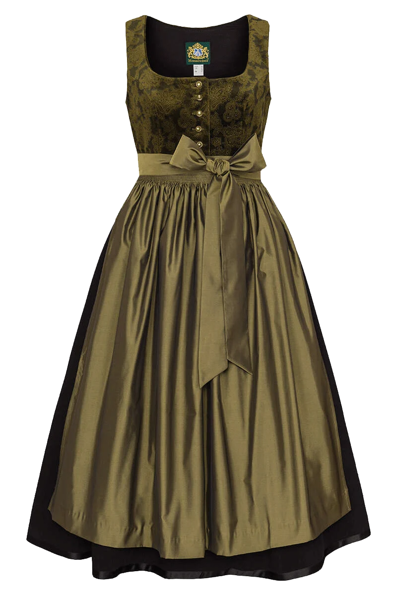 Samtdirndl lang