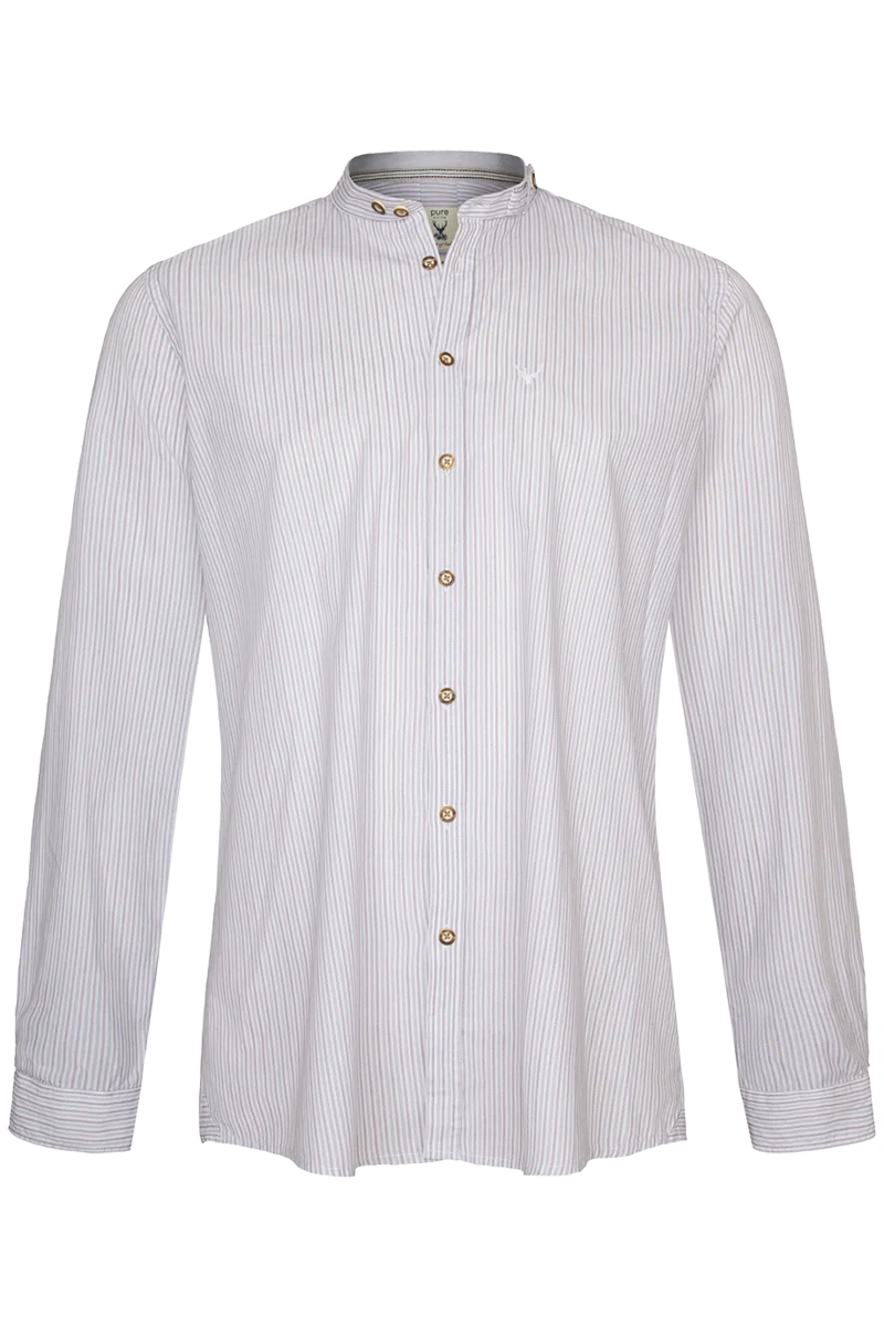 Herren Trachtenhemd Modern-Fit Streifen