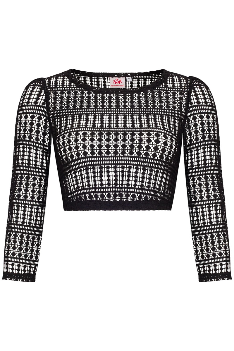 Dirndlbluse mit 3/4-Arm