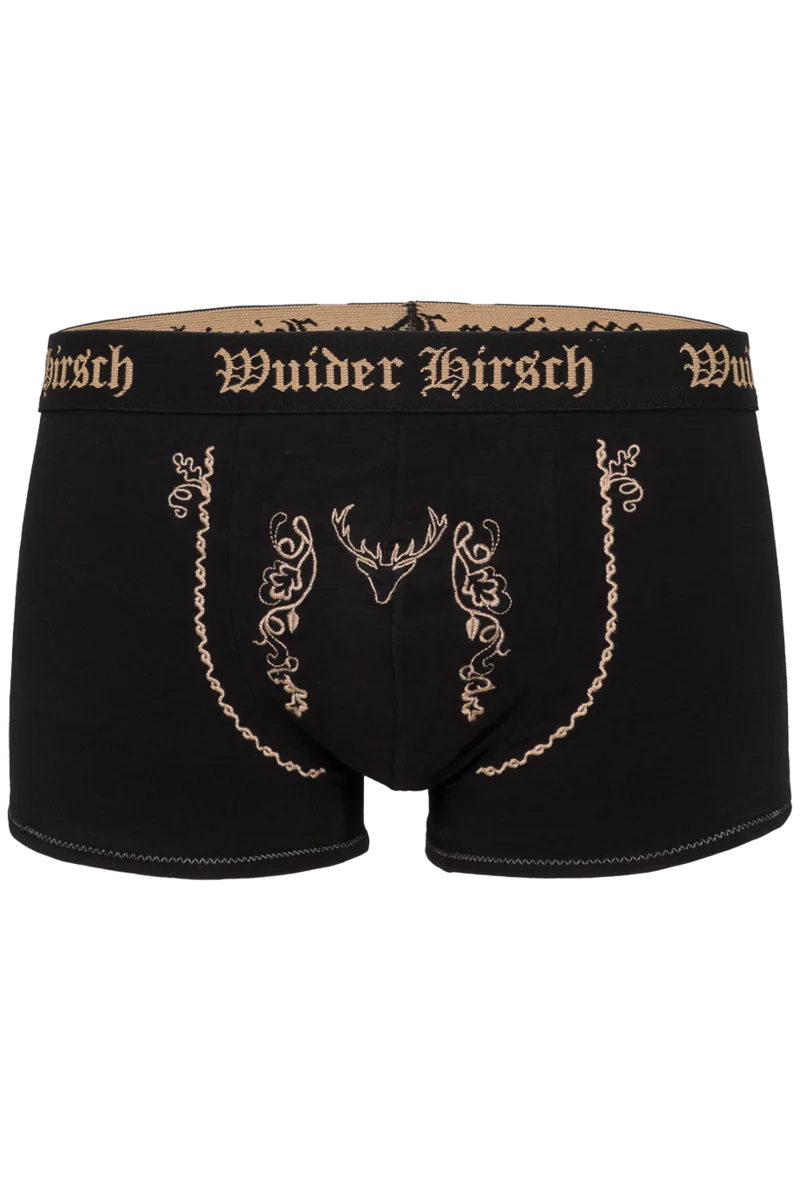 Herren Boxershorts Unterwäsche 'Wuider Hirsch'