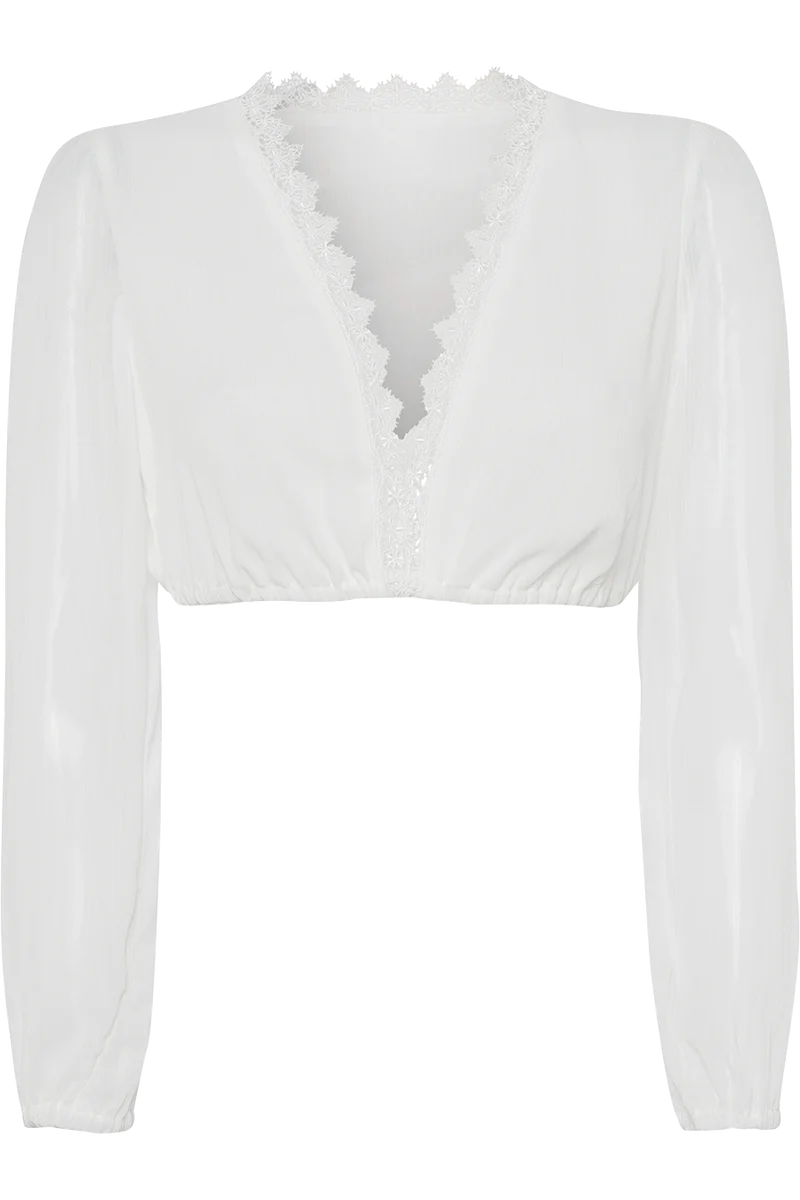 Dirndlbluse langarm
