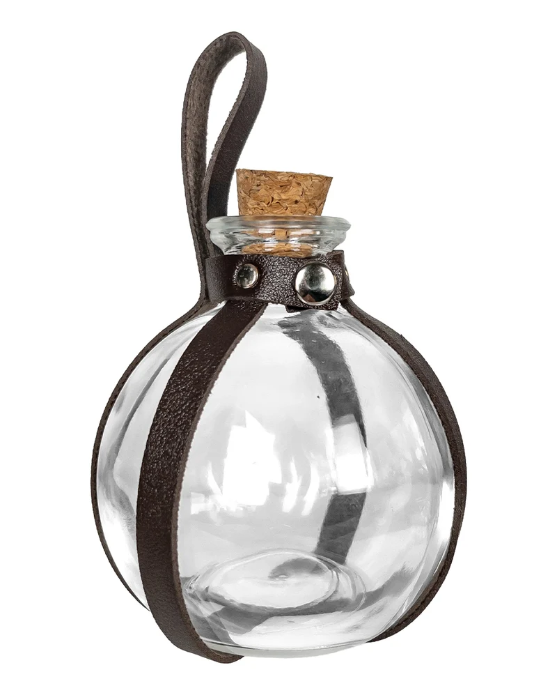 Mittelalterliche Zaubertrankflasche mit Gürtelschlaufe