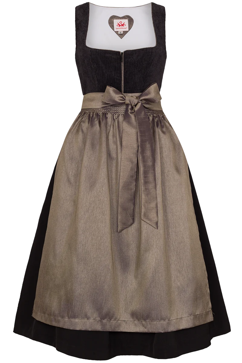 Mididirndl mit Cord