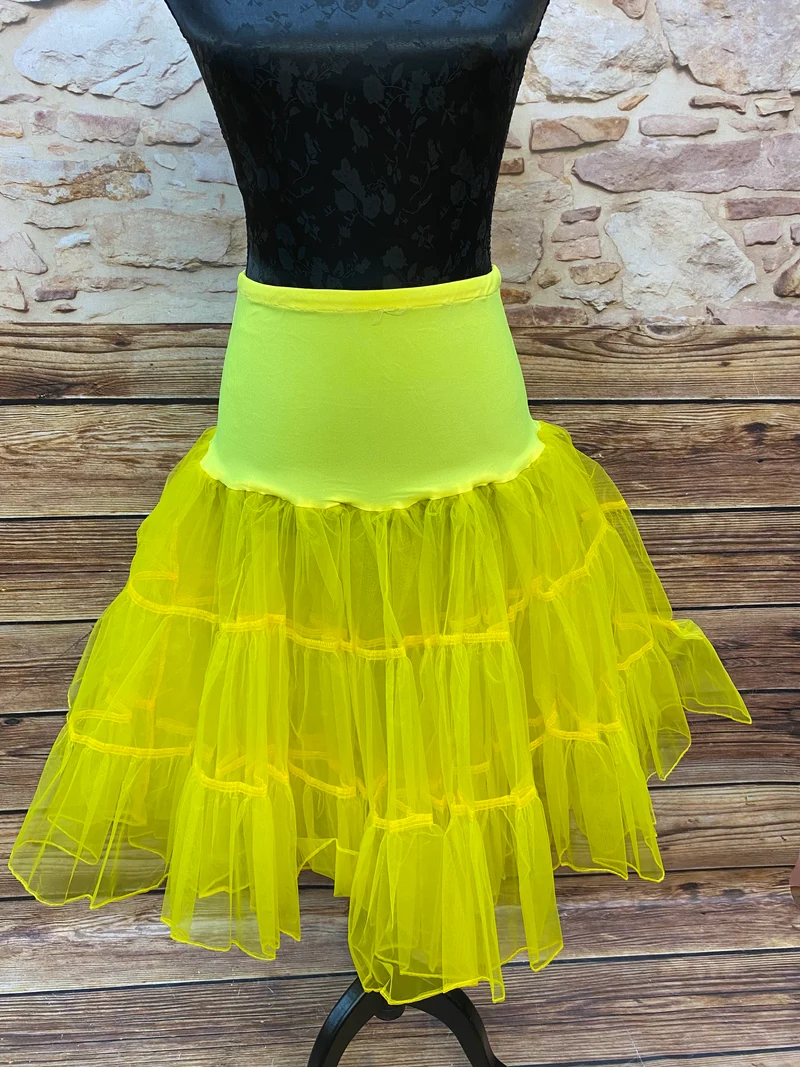 Leuchtend Gelber Petticoat