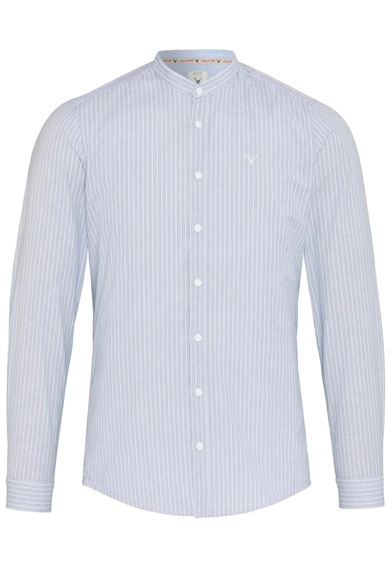 Herren Trachtenhemd Slim-Fit mit Streifen
