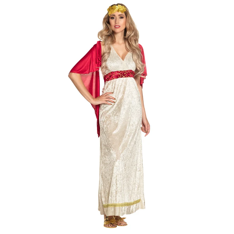 Römische Kaiserin Helena Kleid Mit Haarkranz