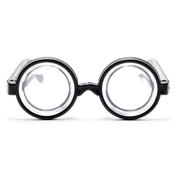 Nerdbrille Riesenauge rund