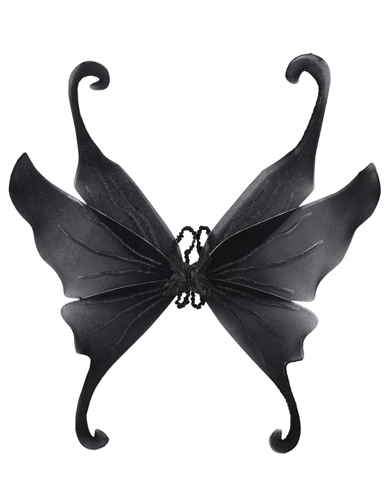 Schmetterling Flügel schwarz