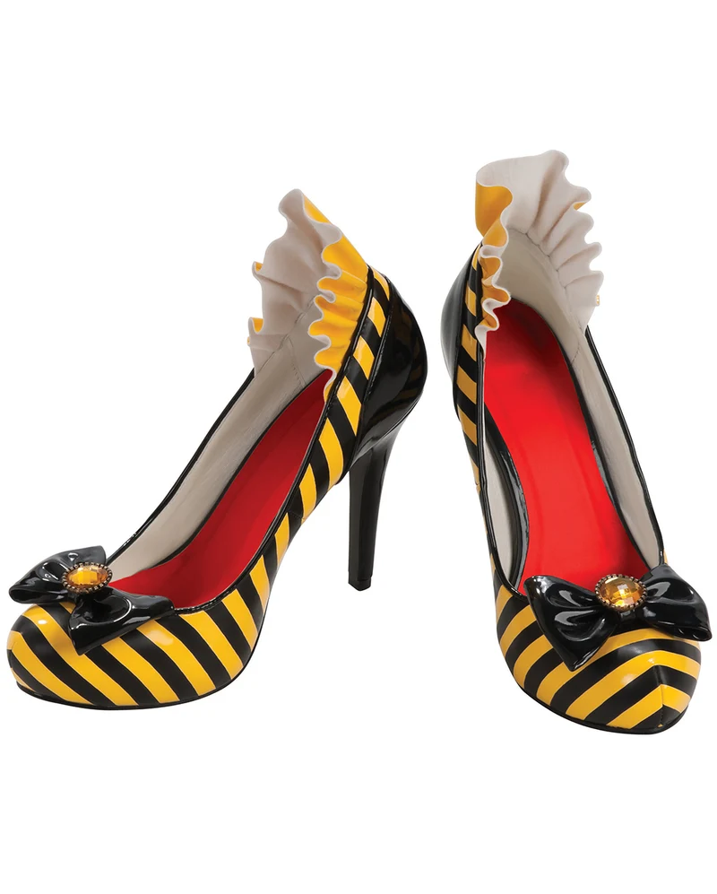 Bienen Schuhe mit Schleife