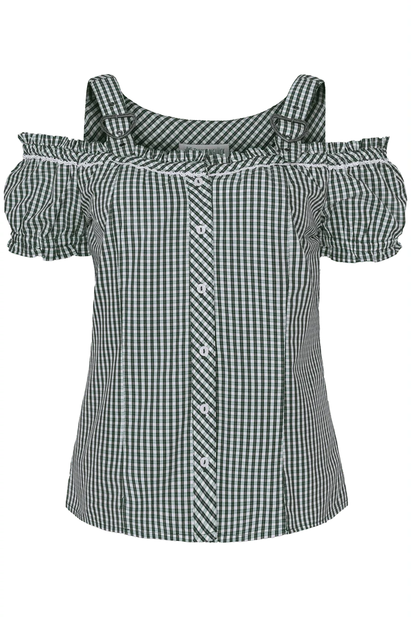 Trachten Carmenbluse kariert