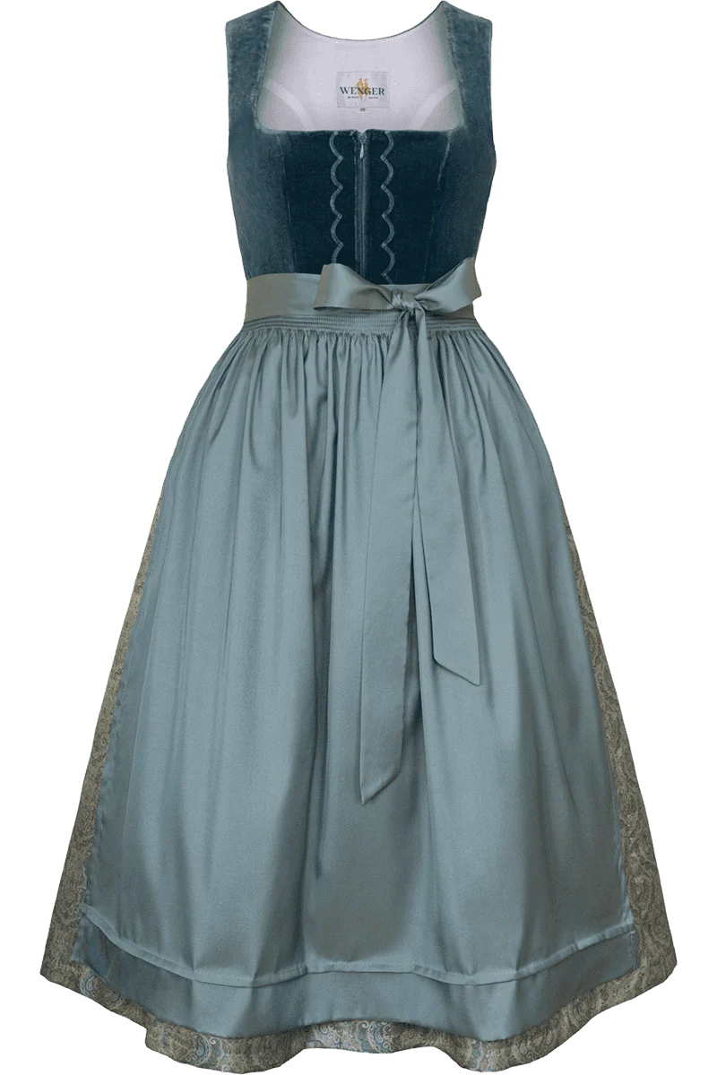 Samtdirndl lang