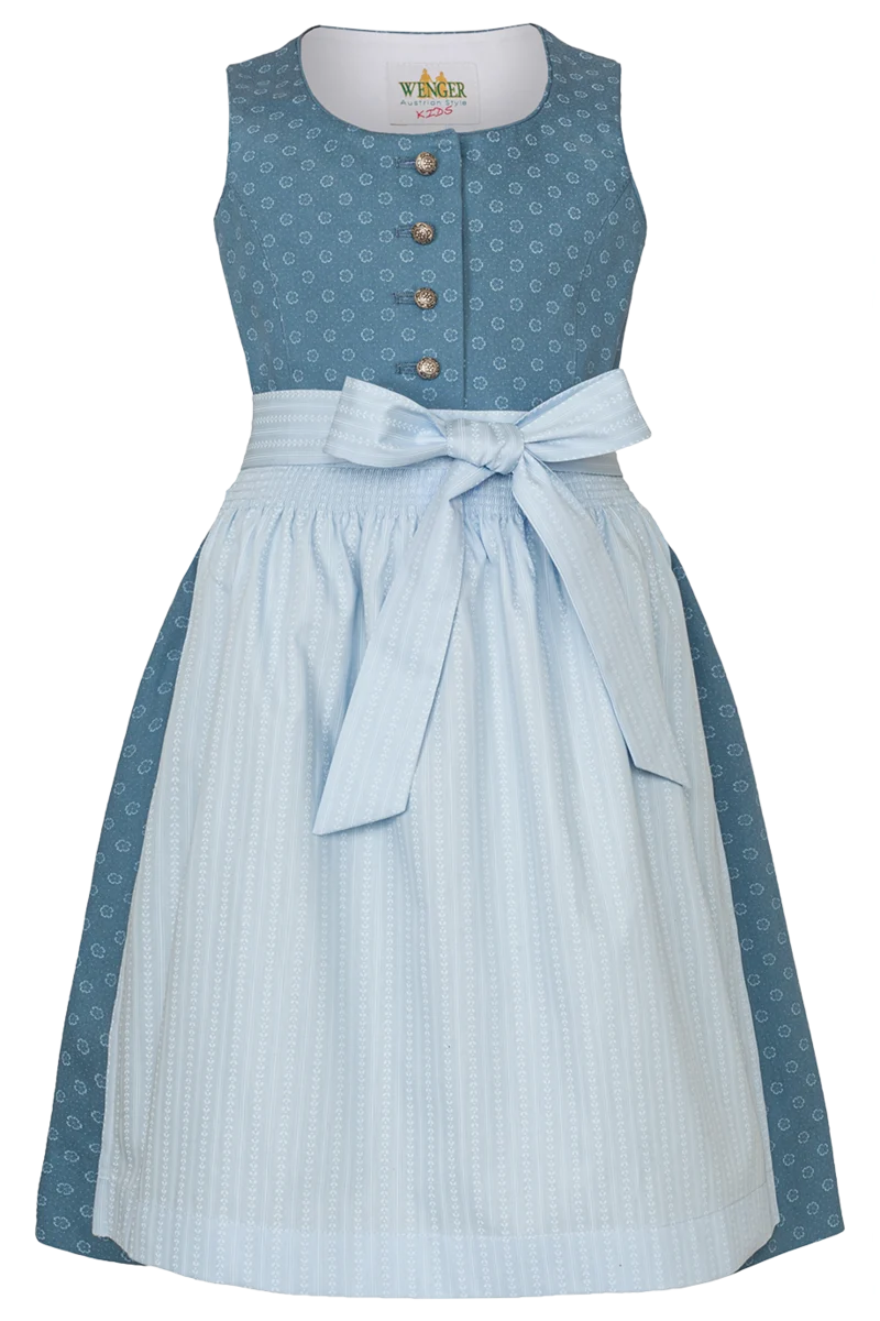 Kinderdirndl aus Baumwolle