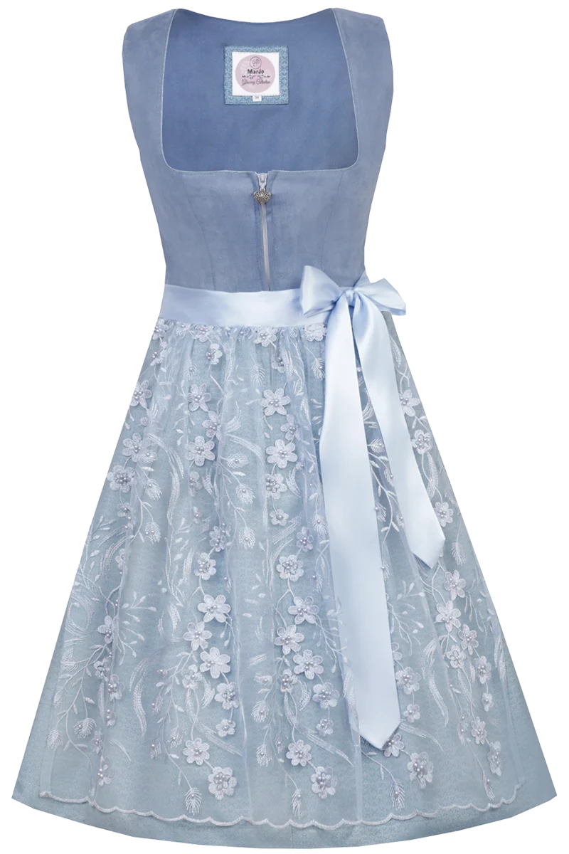 Mini-Dirndl mit Veloursoberteil
