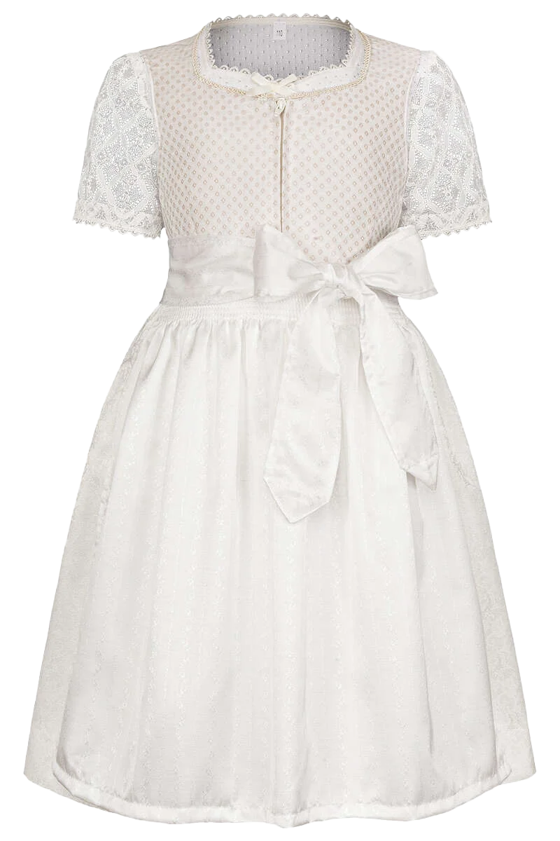 Kinderdirndl für Kommunion Hochzeit mit Bluse